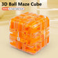 🎁🎄Grand labyrinthe 3D Puzzle Maze Cube - Jouet casse-tête captivant🧩