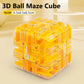 🎁🎄Grand labyrinthe 3D Puzzle Maze Cube - Jouet casse-tête captivant🧩