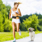 Laisse pour chien mains libres avec sac banane pratique