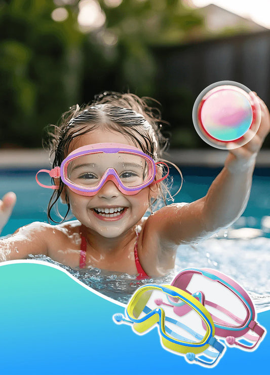 🔥Vente à Chaud🔥Lunettes de natation HD à large monture, étanches et antibuée