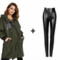 💜 DERNIER JOUR DE LA PROMOTION – 50 % DE RÉDUCTION 💜 Veste femme à manches longues et capuche