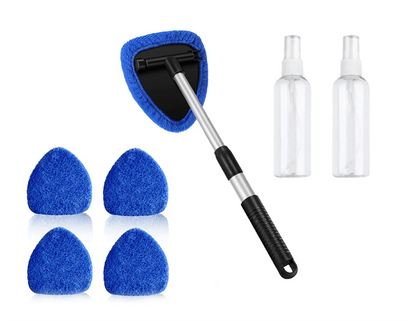 Kit de nettoyage pour pare-brise de voiture – Extensible et rotatif à