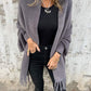 🔥Durée limitée -58%🔥Manteau à manches longues et pompons pour femme【Vente directe d'usine】