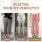 45% de réduction🔥Haute élasticité - Pantalon décontracté taille haute à jambe droite