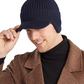 Bonnet tricoté élastique et chaud pour protéger les oreilles☃️