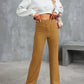 45% de réduction🔥Haute élasticité - Pantalon décontracté taille haute à jambe droite