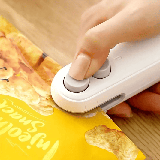 🎅Soldes de Noël - 60 % de réduction🎄Mini machine à sceller les collations magnétiques rechargeables 2 en 1 pour la maison