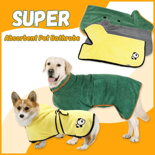 🔥Offre spéciale🔥Peignoir super absorbant pour animaux de compagnie