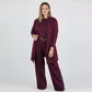 ⏳Offre spéciale à durée limitée⏰Élégant ensemble 3 pièces comprenant un long cardigan, un haut et un pantalon💞