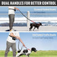 Laisse pour chien mains libres avec sac banane pratique