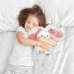 🔥Lapin aux fraises transformé en petit lapin 🎀 Peluche poupée fruit 🐰