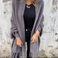 🔥Durée limitée -58%🔥Manteau à manches longues et pompons pour femme【Vente directe d'usine】