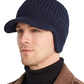 Bonnet tricoté élastique et chaud pour protéger les oreilles☃️