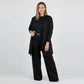 ⏳Offre spéciale à durée limitée⏰Élégant ensemble 3 pièces comprenant un long cardigan, un haut et un pantalon💞