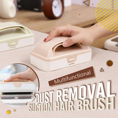 Brosse à cheveux multifonctionnelle à aspiration pour dépoussiérage