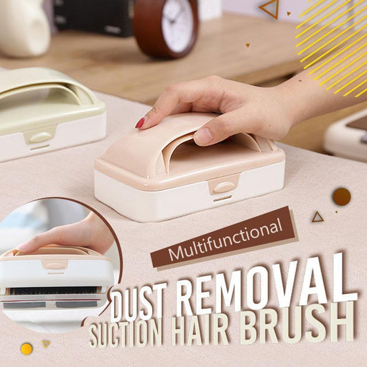 Brosse à cheveux multifonctionnelle à aspiration pour dépoussiérage