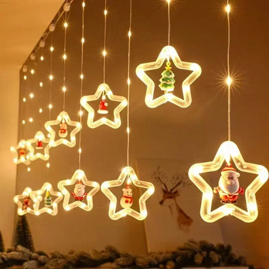 🎄Guirlandes Lumineuses LED de Noël en Cascade🎅