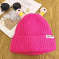 Bonnet tricoté d'hiver mignon et lumineux pour parents et enfants, petit monstre