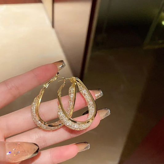 🔥Boucles d'oreilles ovales tendance