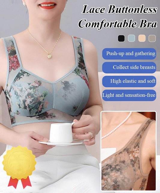 [Les femmes riches portent] un soutien-gorge confortable sans boutons pointu
