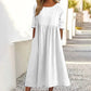 🔥 « Soldes d'été ! Robe en coton à col rond et poches – Légère et élégante pour toutes les occasions ! 🌞👗 » ✨