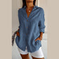 Chemise classique plissée texturée à simple boutonnage pour femme ✨Achetez-en 2, livraison gratuite✨