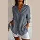 Chemise classique plissée texturée à simple boutonnage pour femme ✨Achetez-en 2, livraison gratuite✨