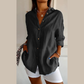 Chemise classique plissée texturée à simple boutonnage pour femme ✨Achetez-en 2, livraison gratuite✨