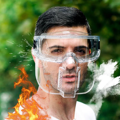 Écran facial transparent, ergonomique et polyvalent