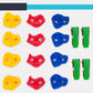 Ensemble de poignées d'escalade de couleurs assorties pour enfants