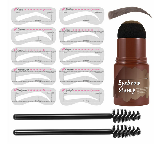 Kit de modèles et de tampons pour sourcils parfaits