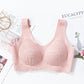 🔥2024 vente chaude🔥 Soutien-gorge en dentelle respirant anti-affaissement gracieux en Latex 4.0 en grande taille