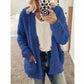 Cardigan grande taille automne et hiver, veste courte décontractée en velours