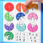 Puzzle de fractions magnétique pour enfants