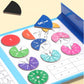 Puzzle de fractions magnétique pour enfants