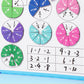 Puzzle de fractions magnétique pour enfants