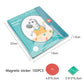 Puzzle de fractions magnétique pour enfants