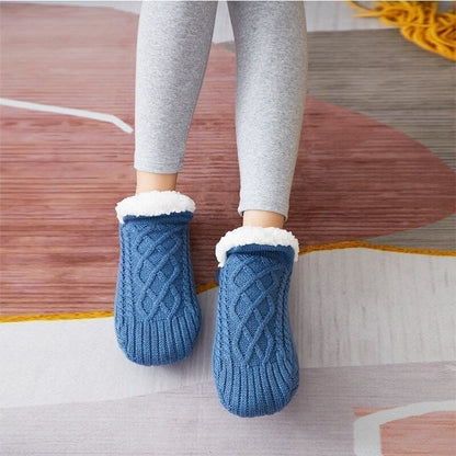 Chaussettes thermiques antidérapantes pour usage intérieur