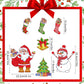 Autocollant magnétique 3D de Noël