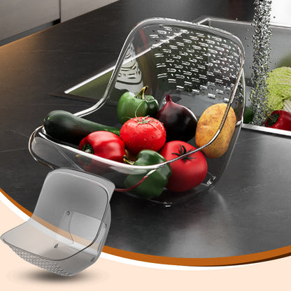 Filtre de lavage de fruits multifonctionnel et panier de vidange
