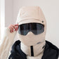 Masque d'extérieur coupe-vent à couverture complète avec lunettes de protection