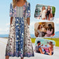 🌸✨ Robe élégante à imprimé bohème pour femme