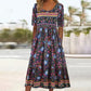 🌸✨ Robe élégante à imprimé bohème pour femme