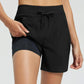 🌞 SOLDES -50% pendant la chaleur estivale 🩳 Short de bain pour femmes à séchage rapide avec taille haute