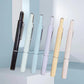 Stylo plume avec pointe rétractable : 0,38 mm, encre bleue & noire, porte-stylo transparent. Inclut 5 cartouches d'encre rechargeables.