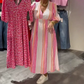 👗✨Robe imprimée à col en V pour femme