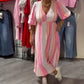 👗✨Robe imprimée à col en V pour femme