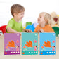 Livre éducatif pour apprendre la géométrie en 3D avec ficelle à tirer