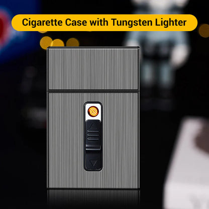 Étui à cigarettes avec briquet