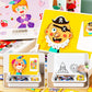 Boîte à puzzle magnétique pour enfants avec jeu et planche à dessi